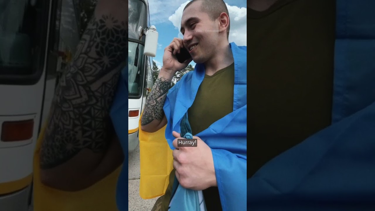 First calls of Ukrainians rescued from Russian captivity