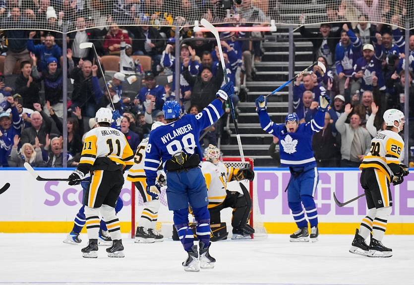 Новини спорту - НХЛ: Торонто у важкій боротьбі переміг Піттсбург