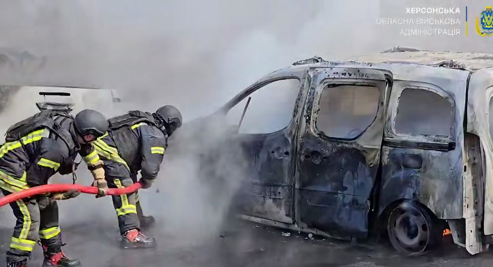 Росіяни атакували Херсон дронами: є загиблий та поранені